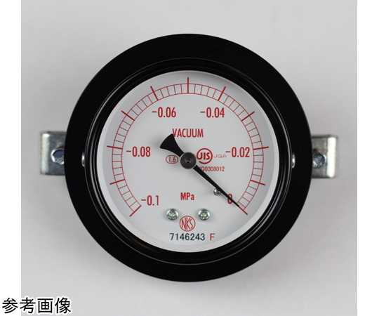 65-4271-20 普通形圧力計（Φ60） 真空計（負圧計） 埋込形D枠（取付