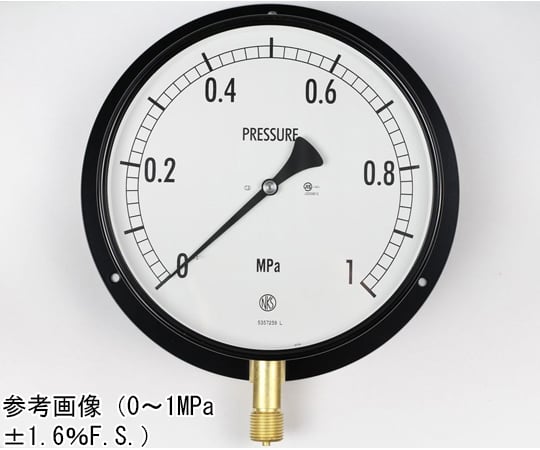 長野計器 普通形圧力計（Φ150） 立形B枠 6MPa 1個 AJ10-241-