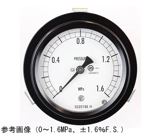 正規逆輸入品 長野計器 密閉型圧力計（75Φ） 埋込形D枠（取付金具