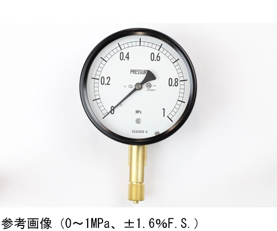 長野計器 密閉型圧力計（100Φ） 立形A枠 耐振用 1MPa 1個 BE10-131-