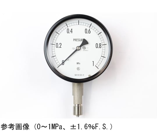 密閉型圧力計 100Φ 立形A枠 600kPa 長野計器 BE10-133 (65-4298-86) 汎用型圧力計(A枠&frasl;立形) 100Φ 形番：GS52 長野計器 汎用圧力計 通販