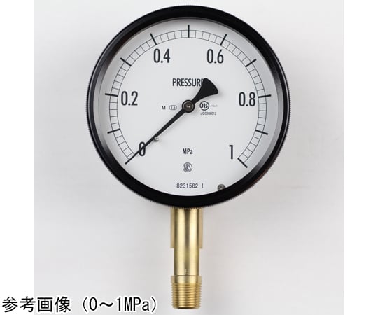 優先配送 長野計器 密閉型圧力計（100Φ） 立形A枠 蒸気用 0.6MPa 1個