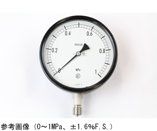 65-4305-93-20 密閉型圧力計（150Φ） 立形A枠 2MPa 検査証明書付