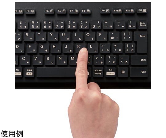 65-4347-24 キーボード Bluetooth ワイヤレス メンブレン式 フルサイズ