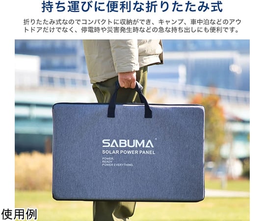 取扱を終了した商品です］SABUMA ソーラーパネル SB-SSP-160 65-4349  