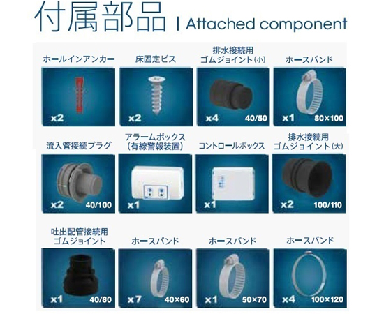 サニキュービック2クラシック 圧送粉砕揚水ポンプ　SCB2C-200