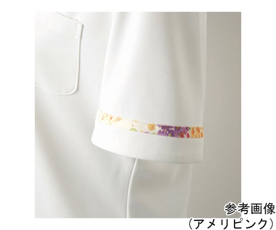 65-5613-30 ニットシャツ レディス オフホワイト/アメリ ブルー L