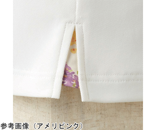 65-5613-30 ニットシャツ レディス オフホワイト/アメリ ブルー L