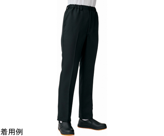 パンツ 兼用 黒 裾ネット付 ノータック SS　7-911 SS