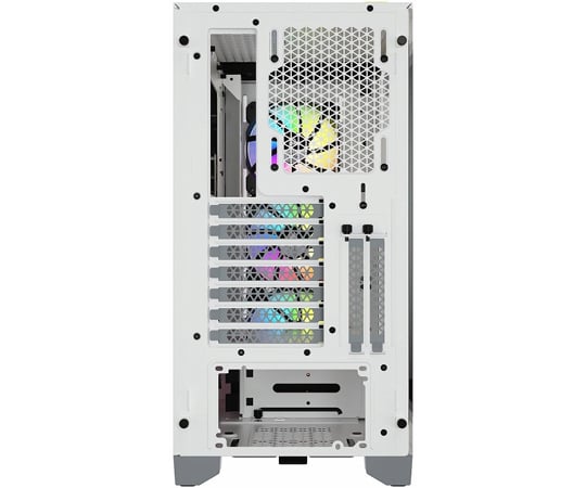 65-5648-97 ATX対応ミドルタワーPCケース ホワイト 4000X RGB TG WHT