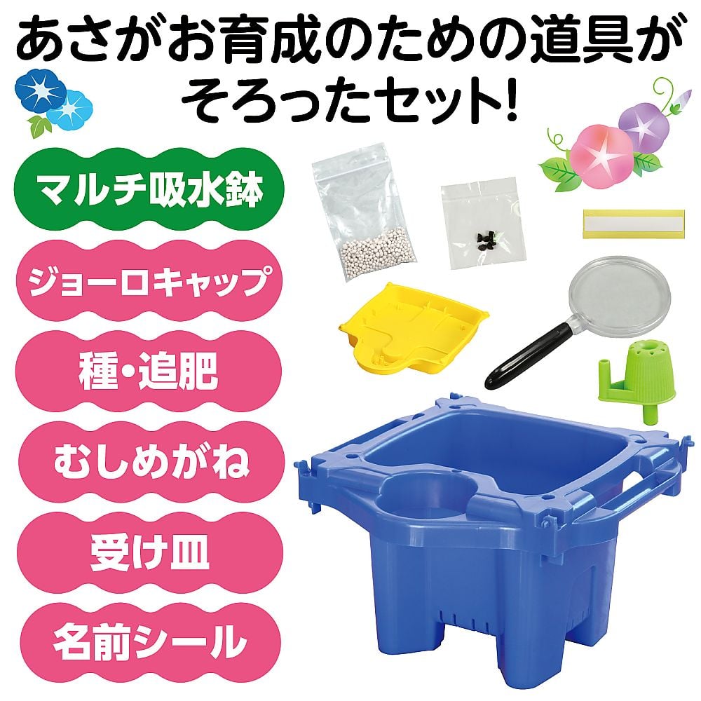 65-5671-17 あさがお栽培セット 93153 【AXEL】 アズワン