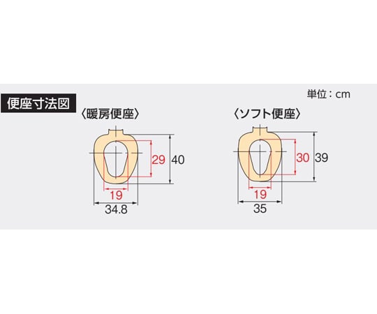 65-5676-68 サニタリエースSD 据置式 ソフト便座 アイボリー 533-473