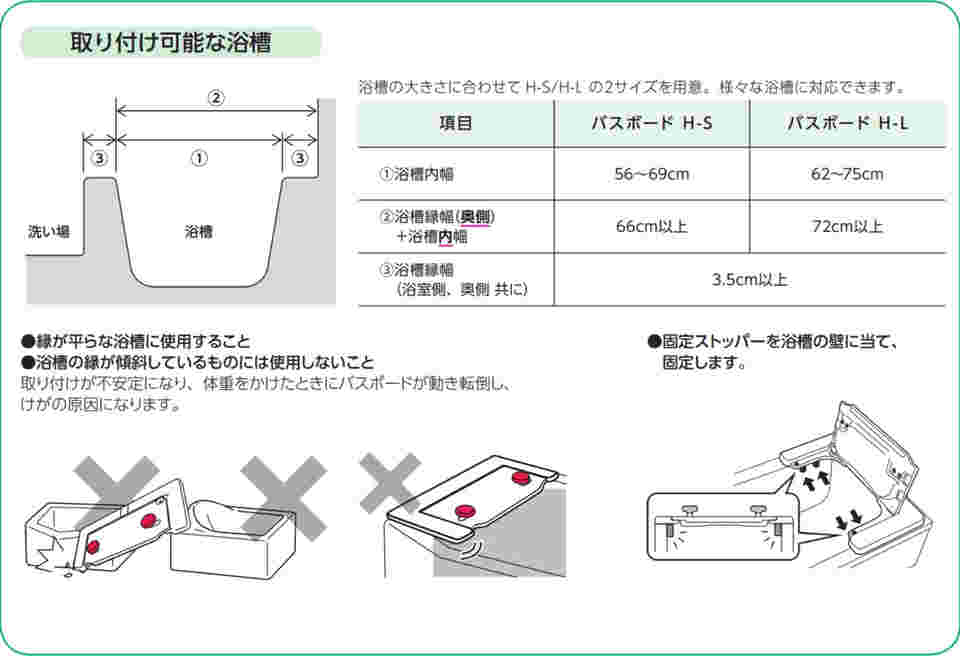 アロン化成 バスボード はねあげくん H-L 535-105 1台-