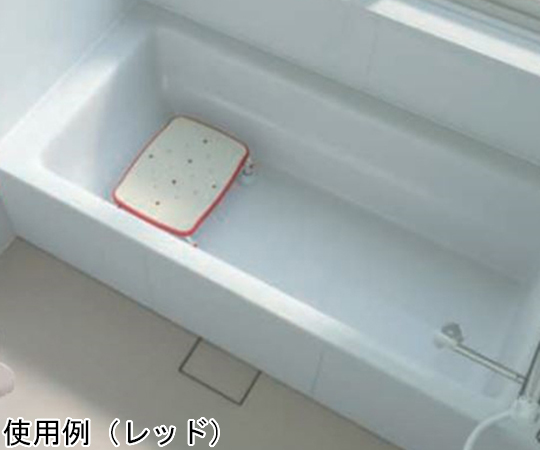 65-5678-55 ステンレス製浴槽台R ソフト 15-20 レッド 536-454 【AXEL