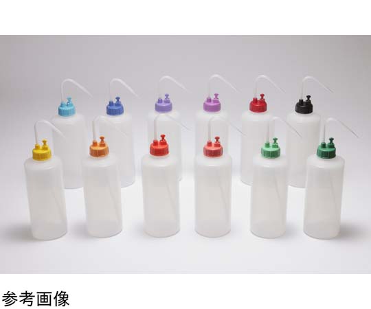 65-5688-92 NT洗浄瓶B型 オレンジイエロー 1L 12本入 【AXEL 