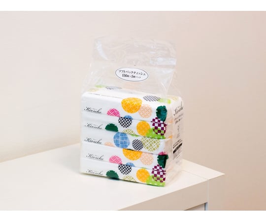 65-5781-83 キルシェ ソフトパックティッシュ150組×5パック入 【AXEL