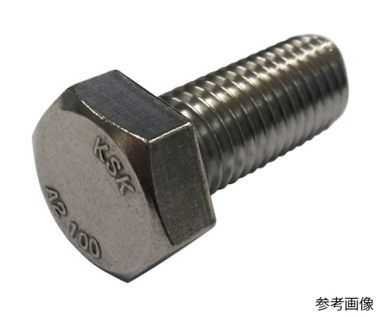 65-5829-98 六角ボルト 全ねじ SUS304CUN A2-100 M12x45 2本入 BT