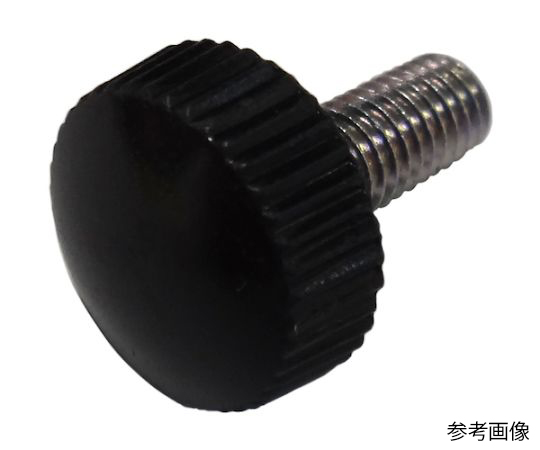 65-6313-37 MIC 化粧ビスNO.1黒 三価クロメート 3x12 （85本入） M048