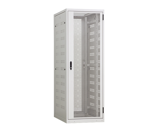 65-6423-02 サーバーラック W600×H1000×D700mm 66kg ホワイトグレイ