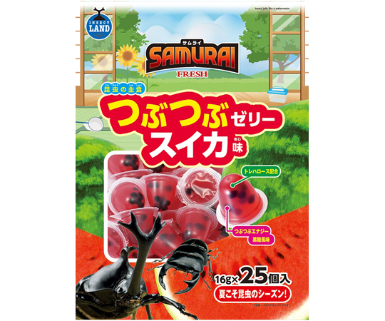 取扱を終了した商品です］SAMURAI FRESH つぶつぶゼリースイカ味