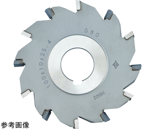 65-6702-27 超硬千鳥刃カッターG80 125X6X25.4 BSSGT125X06 【AXEL