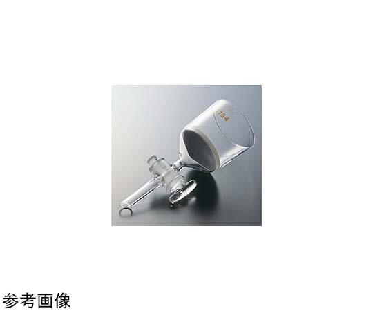 65-6845-99 ガラスろ過器（PTFEコック付）（円筒形）17G-1 2311 
