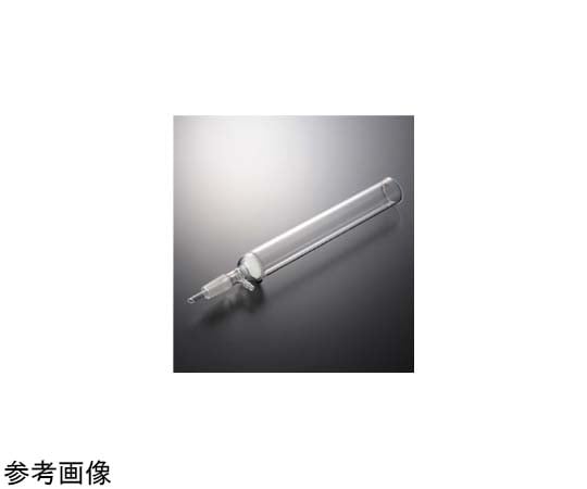 ■AS CHT-26F-2440クロマトグラフ管[送料別途見積り][掲外取寄][店頭受取不可] クロマトグラフ管 摺合有り PTFEコックタイプ 内径26mmカラム長さ300mm CHT-26-2440