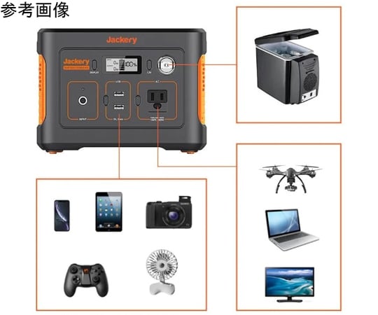 ARIES JCAR40001YLW 関税送料込 65-6904-31 Jackery ポータブル電源 400 PTB041 【AXEL】 アズワン