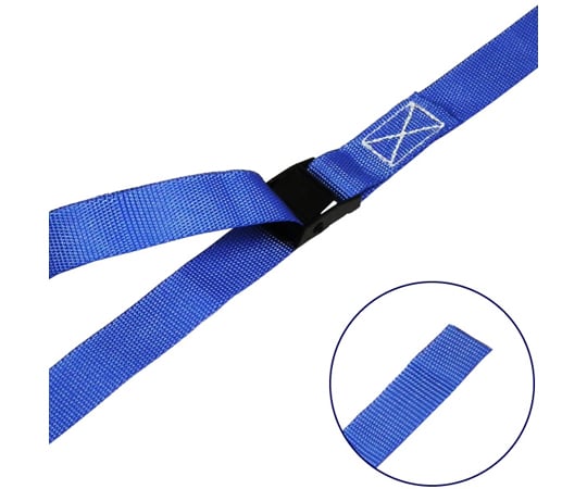 65-6905-88 荷締めベルト青 エンドレス50kg 幅25mm×長さ2m 75001