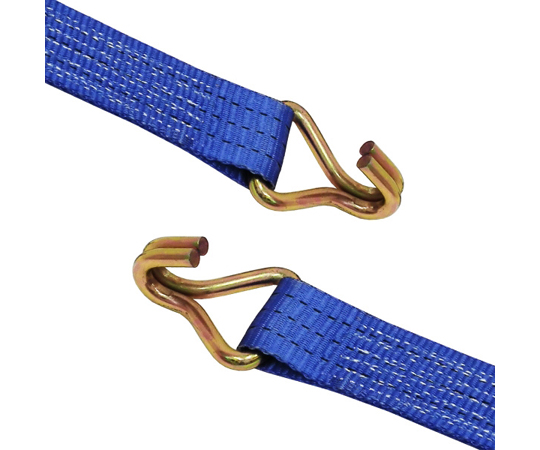 65-6906-77 ラッシングベルト青 Jフック1.5ton 幅50mm×長さ1+7m 75271