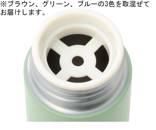 65-8101-22 ストッパー付き真空ステンレススリムボトル 200mL 72