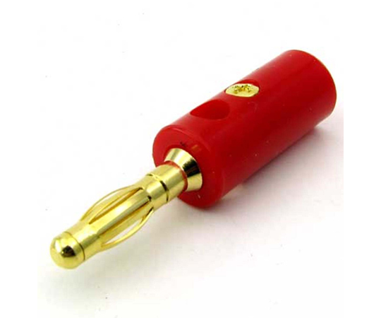 φ4mmネジ止め式バナナプラグ金メッキ 2個入 WTN-06-1005Gシリーズ 共立