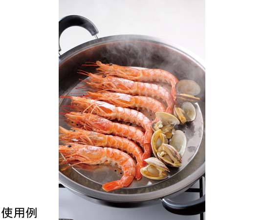 ダンチュウ ステンレス煮魚鍋30cm（目皿付）　DA-35