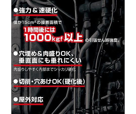 65-8311-41 耐熱エポキシ接着剤 ハイスーパータフ CA-138 【AXEL