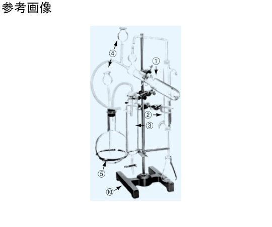 二重管 セミ・ミクロケルダール窒素蒸留装置用 〔054720-33〕()-www