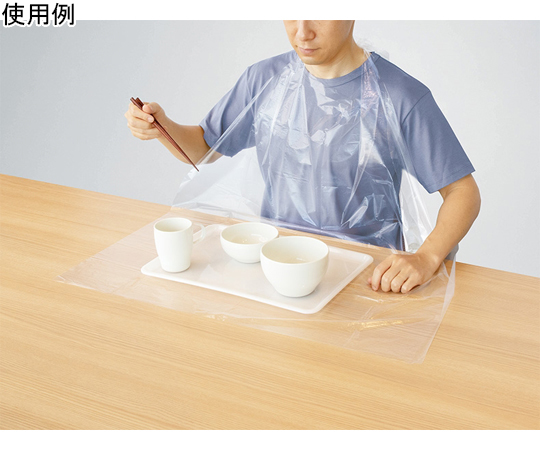 【訳あり】使い捨て食事用エプロン フラット 訳あり】使い捨て食事用エプロン フラット オオサキメディカル