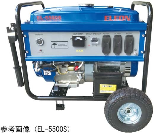 65-8741-44 ハイブリッド非常用小型発電機 5.5kVA 単相100V 単相三線式