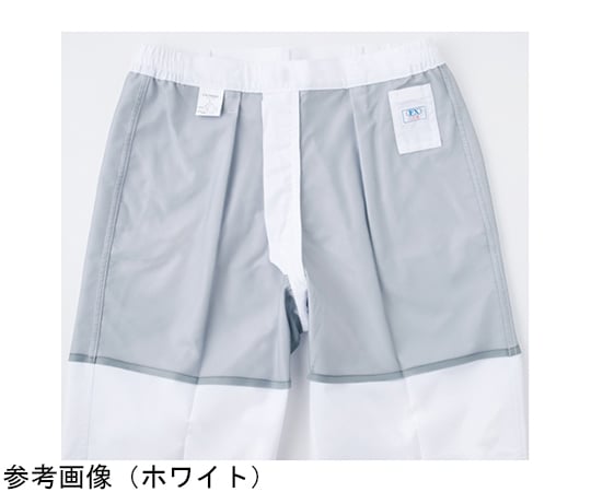 男性用混入だいきらい横ゴム・裾口ジャージパンツ ホワイト 5L　FX70946J
