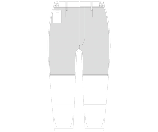 男性用 混入だいきらい 横ゴム・裾口ストレートパンツ （ポケット後加工） サックス L　FX70956P