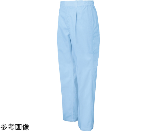 男性用 混入だいきらい 横ゴム・裾口ストレートパンツ （ポケット後加工） サックス L　FX70956P