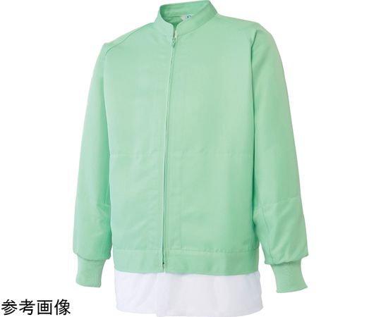 男女共用 混入だいきらい 長袖ジャケット（ポケット後加工） グリーン 3L　FX70971P