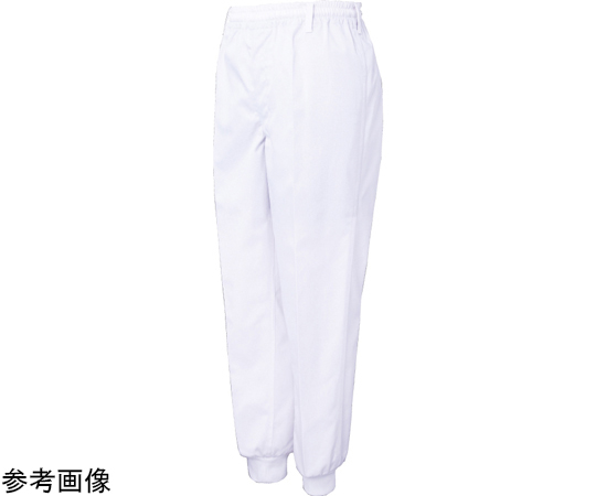 男女共用 混入だいきらい 総ゴム・裾口ジャージパンツ（ポケット後加工） ホワイト 5L　FX70977K