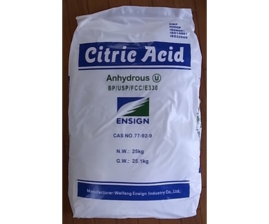 クエン酸(食品グレード) 8kg(1kg×8袋) kuensan-g-r1kg.jpg