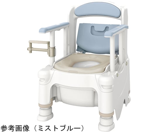 65-8874-12 ポータブルトイレFX-30S 標準便座 アースブラウン 532-950