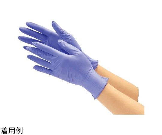 65-8894-54 ニトリル使いきり手袋 粉無 250枚×10箱 ブルー M 2060
