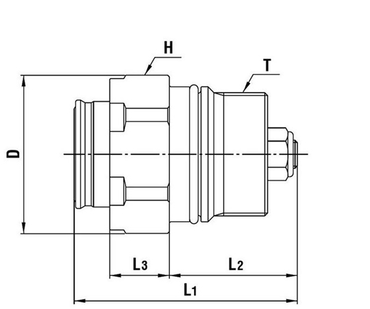 65-9010-32 マルチカプラ ソケット 中圧用ねじ固定型 MALC-8S SUS FKM