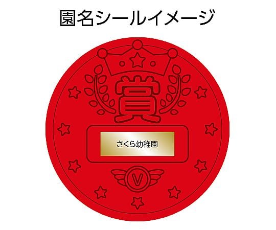 65-9020-67 ゴールド＆レッド 3Dスーパービッグメダル