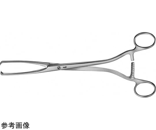 65-9057-75 子宮鉗子 ミュゾー 小 2×2爪 24cm EO220R 【AXEL