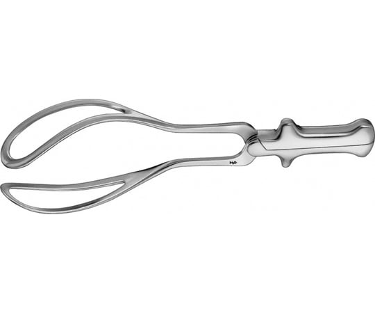 65-9058-93 産科鉗子 キーランド 42cm ET210R 【AXEL】 アズワン