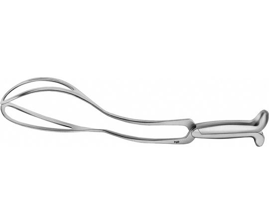 65-9058-96 産科鉗子 パイパー 殿位分娩時の頭部用 ET237R 【AXEL